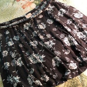 Floral skater skirt